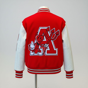 Chaqueta Varsity de Invierno Personalizada, 100% Lana Gruesa, Servicio OEM, Proveedor Mayorista - Product Image 4