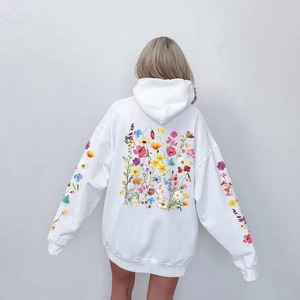 Sweat-shirt à capuche vierge OEM ODM en coton de haute qualité, pull personnalisé avec logo, sweats à capuche oversize pour hommes et femmes, vente en gros en vrac - Product Image 2