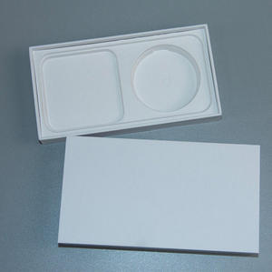 Boîte en carton blanc vierge de haute qualité en gros d'usine, boîte d'emballage de luxe pour téléphone portable pour la vente au détail - Product Image 1