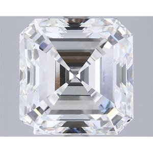 Diamant non monté certifié IGI 5.02 ASSCHER VVS1, diamant cultivé neuf - Product Image 1