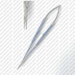 Portaagujas Castroviejo de Titanio, Punta Recta, Portaagujas Microquirúrgico, Instrumento Quirúrgico Oftálmico TC, OEM - Product Image 5