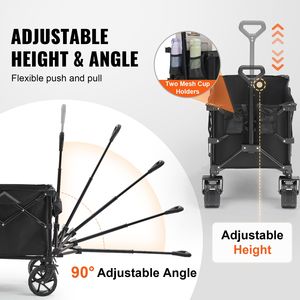 Carrello da Spiaggia in Gomma per Tutti i Terreni da 220L con Supporto OEM Personalizzabile e Capacità Massima di 150 Kg - Product Image 5