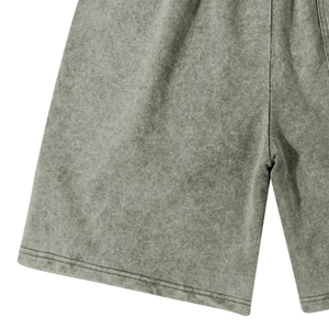 Nouvelles arrivées : Shorts décontractés pour femmes, style streetwear, délavés à l'acide, avec impression de logo personnalisé, pour l'été. - Product Image 3