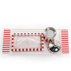 Ensemble cadeau artisanal pour un usage festif et spirituel de luxe, encens Oud Pearl Harmony avec incrustation de résine, brûleur à encens et ensemble de pots en acrylique - Product Image 4