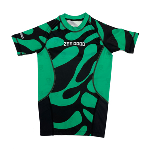 Maillots de compression à manches courtes de haute qualité pour enfants, pour la natation et le surf, vente en gros, t-shirts pour hommes, rashguard MMA - Product Image 1