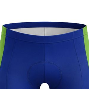 Pantalones Cortos de Ciclismo Azul Verde para Hombre, Pantalones Cortos Acolchados para Montar en Bicicleta, Ropa de Ciclismo de Longitud Corta, Ropa Deportiva para Entrenamiento al Aire Libre - Product Image 5