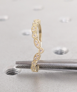 Colgante Vintage Chapado en Oro con Diamantes de Corte Brillante, Estilo Iced, Joyería de Lujo para Mujer, Diseño Moderno, Certificado IGI, para Compromiso - Product Image 4