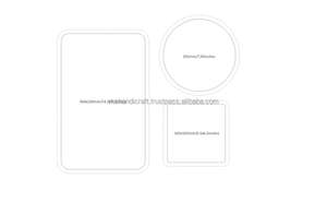 Bandejas tripletas modernas para servir, limas CNC para madera (SVG Dxf Pdf Eps Ai Stl) decorativas - Product Image 2