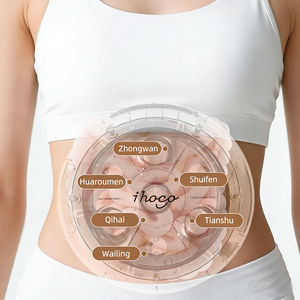 Masajeador Abdominal Inteligente con Calor, Amasamiento Automático para el <span class=keywords><strong>Estreñimiento</strong></span> <span class=keywords><strong>y</strong></span> el <span class=keywords><strong>Dolor</strong></span> Menstrual, Masajeador Inalámbrico para el Vientre para Mujeres, Fábrica OEM - Product Image 5
