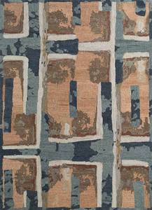 Alfombra Moderna de Lana Tufted a Mano de Pelo Corto Jaipur Rugs TNR-1552(MD) con Diseño Abstracto en Tono Cobre Rosado, Rectangular, para Uso Doméstico - Product Image 2