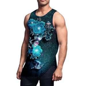 Débardeur sans manches pour hommes Stringer tricoté et respirant pour Gym Fitness Casual Muscle Print Male Bodybuilding Singlets - Product Image 2