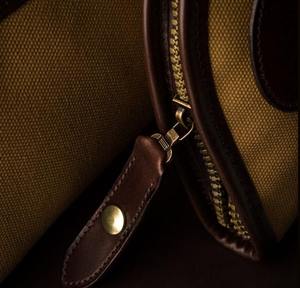 Rugged Vintage Leather Short Case Outdoor Shooting Accessories Storage Slip Cover Adjustable Shoulder Strap Tactical Bag MOLLE - Product Image 2