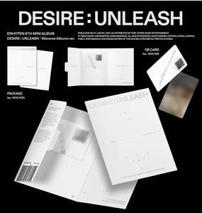 ENHYPEN DESIRE : UNLEASH (Version Weverse Albums) CD de musique KPOP officiel à collectionner, groupe de garçons coréens, cadeau, merchandising, tous âges, version 7 - Product Image 2