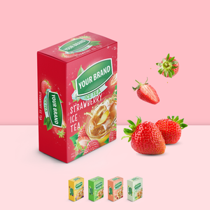 Việt Nam Nhà cung cấp dâu tây bột mềm uống 3in1 Trà Đen bột loạt các gói trà gói - Product Image 1