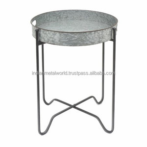 Modern Galvanized planters with stand customized modern metal planters suppliers of modern garden accessories - Product Image 1