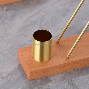 Porte-serviettes en bois plaqué personnalisé style art populaire, support de serviettes personnalisé pour table à manger, cuisine, restaurant, café, décoration intérieure, organisateur - Product Image 2