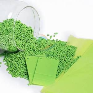 Granulés de plastique vert pour moulage par injection et extrusion, moulage par soufflage, haute résistance aux chocs, applications générales - Product Image 1