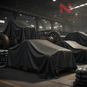 Bâche de protection multicouche NK Polycross Export en PE avec revêtement PVC, imperméable et ignifuge, 150 g/m², pour marchandises, applications marines et camions, export Inde - Product Image 2