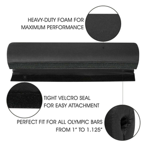 Coussinets de barre personnalisés en mousse haute densité pour soutien lors des squats, service OEM sous marque privée, production en gros pour les détaillants de fitness et les salles de sport - Product Image 4