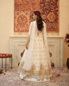 Indian Traditional Trendy Gown in Thread and Sequence Work in Soft <b>Net</b> for Wedding Occasion and Festive Functions for Women Wear - Product Image 6