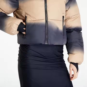 <b>Women</b> Color Block Bomber <b>Jacket</b> Full Zip Casual Outerwear Ribbed Collar Cuffs Long Sleeve <b>Lightweight</b> Streetwear Fashion <b>Jacket</b> - Product Image 5