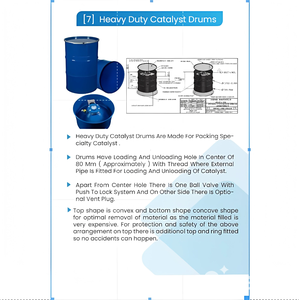 210 Litre Heavy-Duty MS <b>Catalyst</b> Storage Drums for Industrial Packaging - Product Image 2