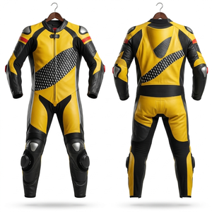 Combinaison de moto en cuir homologuée CE, imperméable, coupe-vent, hiver, personnalisable OEM ODM, équipement professionnel d'usine - Product Image 1