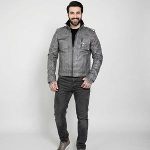 Oem Service <b>Leather</b> <b>Jackets</b> <b>Men</b> Custom Color <b>Men</b> <b>Leather</b> <b>Jacket</b> Full Sleeve Product <b>Leather</b> Winter Wear <b>jacket</b> for <b>men</b> - Product Image 1