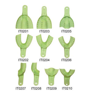 Bandeja de Impresión Dental de Plástico Autoclavable, Reutilizable, de Grado Médico, Perforada, Proveedor a Granel de la INDIA - Product Image 1