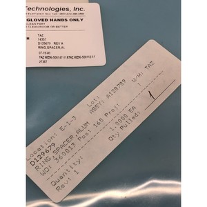 TOKYO ELECTRON TEL D129679 RING, <b>SPACER</b> - Trusted Global Legacy Semiconductor Equipment and Parts at - Product Image 4