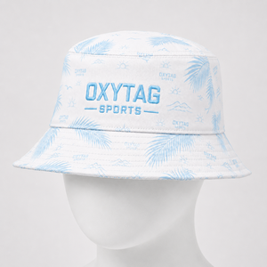 Sombrero de Pescador de Algodón con Estampado Tropical Personalizado, Unisex, para Verano, con Logotipo Bordado, Fabricante al por Mayor, Gorra de Playa de Alta Calidad - Product Image 1