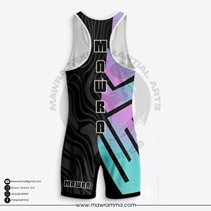 Traje de Lucha Libre para Hombre Mawra de Alta Calidad, Sublimado, Ligero, Transpirable, para Deportes de Contacto - Product Image 4