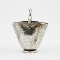 Ensemble de 2 seaux à glace vintage de style italien en aluminium, écologiques, portables, capacité 5L, pour mariage et fête