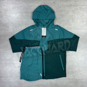 ชุดแจ็คเก็ตกันลมสำหรับวิ่งและเล่นกีฬาฤดูหนาวสำหรับผู้ชาย ผ้าโพลีเอสเตอร์ไนลอนสีพื้น ระบายอากาศได้ดี สามารถสั่งทำได้ - Product Image 3