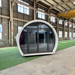 Tiny House préfabriquée écoénergétique à louer, conteneur mobile en acier <span class=keywords><strong>de</strong></span> type capsule spatiale pour usage extérieur (salle <span class=keywords><strong>de</strong></span> bain, salle <span class=keywords><strong>de</strong></span> sport, hôtel pour animaux <span class=keywords><strong>de</strong></span> compagnie) - Product Image 3