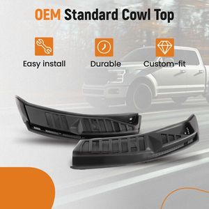 Rejilla del Panel de la Escobilla Limpiaparabrisas Delantera Izquierda y Derecha para Ford F150 2015-2020 FL3Z15022A69A - Product Image 3