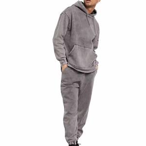 Survêtement en molleton technique en coton avec logo original pour homme, matière épaisse, sweat-shirt et pantalon de survêtement pour l'automne, respirant - Product Image 4