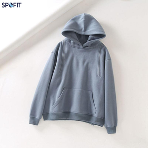 Nouveau Sweat à Capuche Unisexe Personnalisé en Polyester/Coton Premium – Pullover Décontracté Respirant avec Design Personnalisé et Effet Délavé – Vente en Gros - Product Image 4