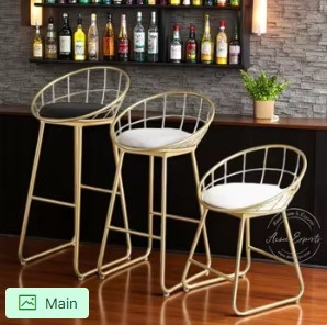 Chaise de salle à manger moderne en métal blanc, design ergonomique à dossier grillagé, siège durable et léger pour intérieur, extérieur, cuisine, jardin et café - Product Image 5