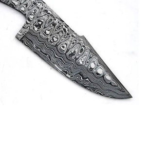Lame vierge en acier Damas, faite à la main, à motif, matériau de fabrication sur mesure, lame vierge en acier Damas de qualité supérieure - Product Image 5