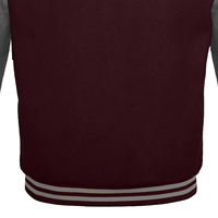 Veste universitaire personnalisée OEM pour homme, pour l'école, le collège, le baseball, respirante, hiver, broderie de logos, veste universitaire pour homme