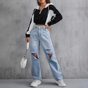 Conjunto de Invierno para Mujer, Sudadera con Capucha de una Pieza y Sudadera Corta con Capucha, Forro de Poliéster/Algodón Transpirable - Product Image 4