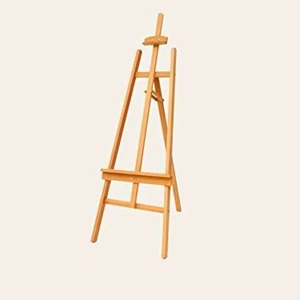 Hot Selling Wood <b>Easel</b> Stand Rectangle Shape Rustic Design Indoor Living Room Use Durable Floor Mount - Product Image 1