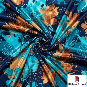 Custom Digital Printed Soft Polyester Fabric Manufacturer Lightweight Textile for Garments Dresses Home Decor OEM ODM - Product Image 2