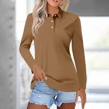 เสื้อโปโลคลาสสิค พรีเมียม ผ้าฝ้ายปิเก้ สำหรับผู้หญิง ทรงเข้ารูป ระบายอากาศได้ดี แขนยาว เหมาะสำหรับใส่ลำลอง ทำงาน หรือใส่ในฤดูร้อน - Product Image 3