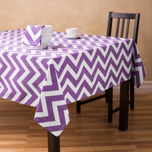 Classic Printed Snowflake <b>Tablecloth</b> Linen Cotton Woven Washable Home Use - Product Image 2