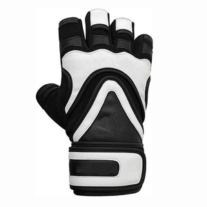 Attelle de poignet de soutien pour l'entraînement en salle de sport pour hommes et femmes, gants de musculation en PU, vente en gros d'usine, forte adhérence - Product Image 4
