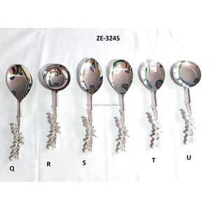 Cubiertos de acero inoxidable con mango negro, cubiertos de Metal con acabado duradero de 30 piezas para bodas y estuche compacto decorativo de exportación - Product Image 6