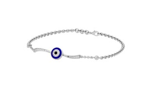 IGI Certified Lab Grown Round Diamond Charm Bracelet in 14K Yellow / White / Rose Gold - Product Image 4