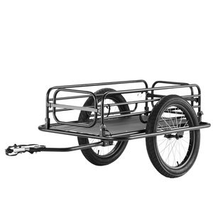 Chariot de vélo robuste, capacité de charge de 275 lb, remorque de transport pour vélo, fixation rapide, pliable universel pour un rangement compact - Product Image 4